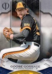 2019 Topps Tribute Base Set Goose Gossage #64 card