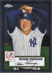2021 Topps Chrome Platinum Anniversary Base Set Goose Gossage #640 card