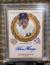 2025 Topps Gilded Collection Gilded Champions Autographs Goose Gossage #GCH-GG card