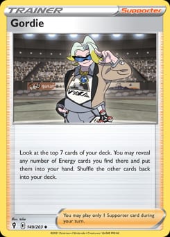 Evolving Skies Gordie #149 card