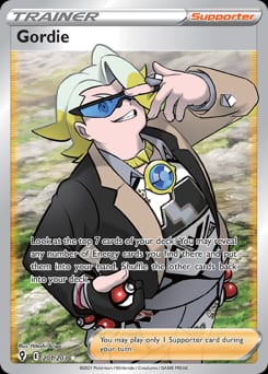 Evolving Skies Gordie #201 card