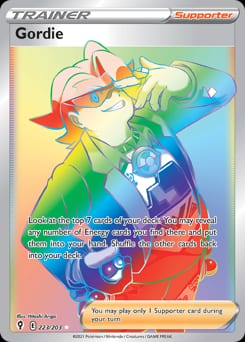 Evolving Skies Gordie #223 card