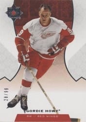 2019-20 Upper Deck Ultimate Collection Base Set Gordie Howe #80 card