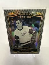 2024-25 Upper Deck Stature 2023-24 Base Legends Update Gordie Howe #27 card