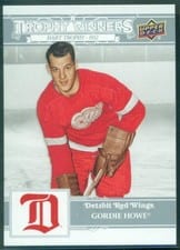 2025-26 Upper Deck Detroit Red Wings Centennial Trophy Winners Gordie Howe #137 card