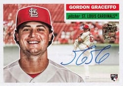 2025 Topps Archives Fan Favorite Autographs 1956 Gordon Graceffo #56FFA-GG card