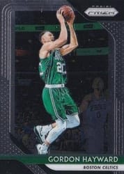 2018-19 Panini Prizm Base Set Gordon Hayward #158 card