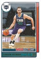 2021-22 Hoops Winter Base Set Gordon Hayward #160 card