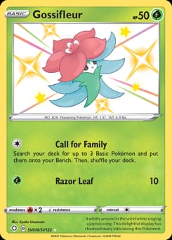 Shining Fates Shiny Vault Gossifleur #SV010 card