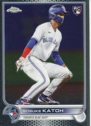 2022 Topps Chrome Update Base Set Gosuke Katoh #USC42 card