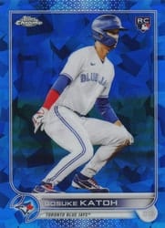2022 Topps Chrome Update Sapphire Edition Base Set Gosuke Katoh #US41 card