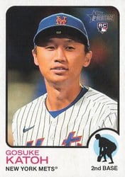 2022 Topps Heritage Base Set Gosuke Katoh #661 card