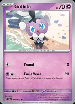 Paldea Evolved Gothita #90 card