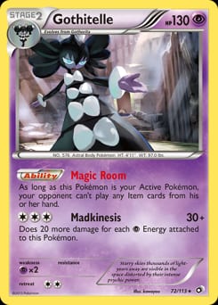 Legendary Treasures Gothitelle #72 card