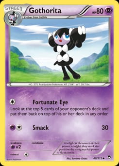 Furious Fists Gothorita #40 card