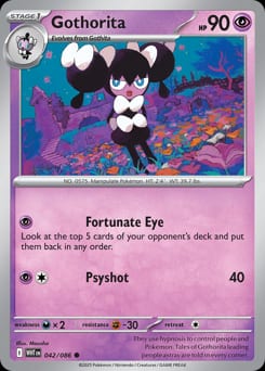 2025 White Flare Gothorita #42 card