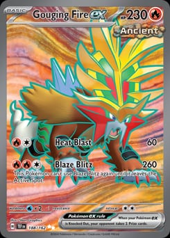2024 Temporal Forces Gouging Fire ex #188 card