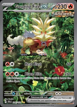 2024 Temporal Forces Gouging Fire ex #204 card
