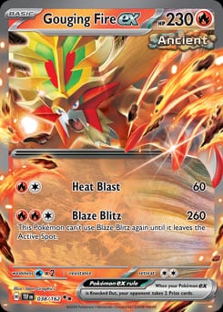 Temporal Forces Gouging Fire ex #38 card