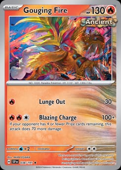 Surging Sparks Gouging Fire #38 card