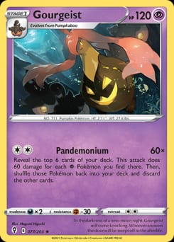 2021 Evolving Skies Gourgeist #77 card