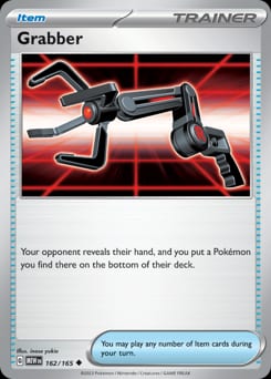 151 Grabber #162 card