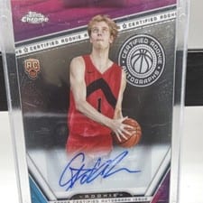2023-24 Topps Chrome Certified Rookie Autographs Gradey Dick #CRA-GD card