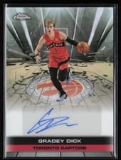 2025-26 Topps Chrome Topps Autograph Issue Veterans Gradey Dick #TAU-GD card
