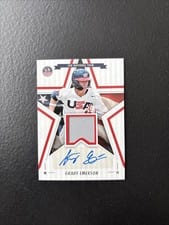 2025 Panini Stars & Stripes Signature Materials Grady Emerson #SSM-GE card