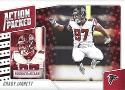 2020 Panini Rookies & Stars Action Packed Grady Jarrett #18 card