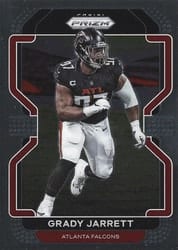 2021 Panini Prizm Base Set Grady Jarrett #326 card