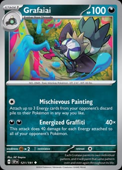 Surging Sparks Grafaiai #121 card