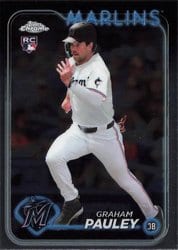 2024 Topps Chrome Update Base Set Graham Pauley #USC97 card