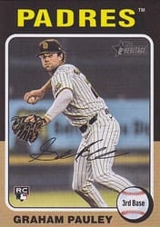 2024 Topps Heritage Base Set Graham Pauley #666 card
