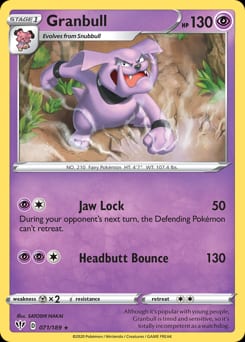 Darkness Ablaze Granbull #71 card