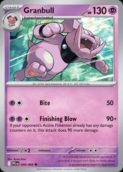 2025 Phantasmal Flames Granbull #38 card