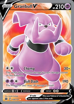 Brilliant Stars Granbull V #159 card