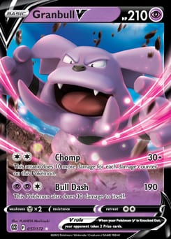 Brilliant Stars Granbull V #57 card