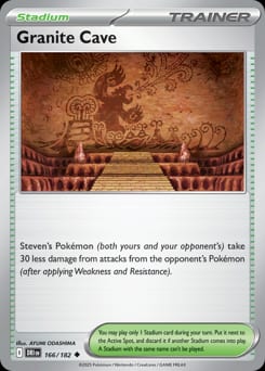 Destined Rivals Granite Cave #166 card