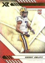 2020 Panini XR Base Set Grant Delpit #160 card