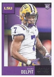 2020 Score Base Set Grant Delpit #397 card
