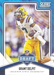 2020 Score NFL Draft Grant Delpit #NFL-20 card