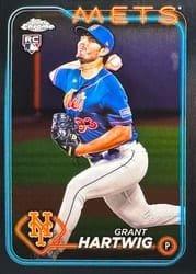 2024 Topps Chrome Base Set Grant Hartwig #45 card