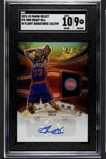 2022-23 Panini Select In Flight Signatures Grant Hill #IFS-GRH card