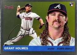 2025 Topps Chrome Platinum Base Set Grant Holmes #361 card