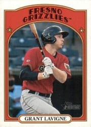 2021 Topps Heritage Minor League Base Set Grant Lavigne #134 card