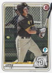 2020 Bowman 1st Edition Base Set Grant Little #BFE-133 card