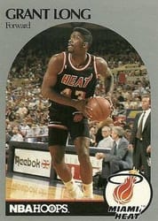 1990-91 Hoops Base Set Grant Long #167 card