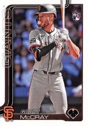 2025 Topps Base Set Grant McCray #213 card