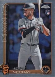 2025 Topps Chrome Base Set Grant McCray #116 card